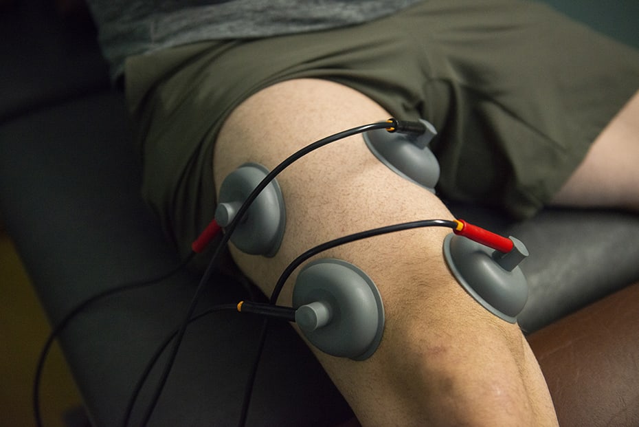 Elektrotherapie für Muskelaufbau